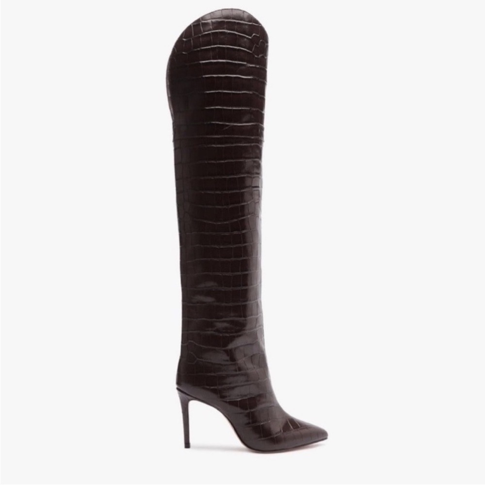 Schutz Maryana Over The Knee Leather Boot
Dark Chocolate